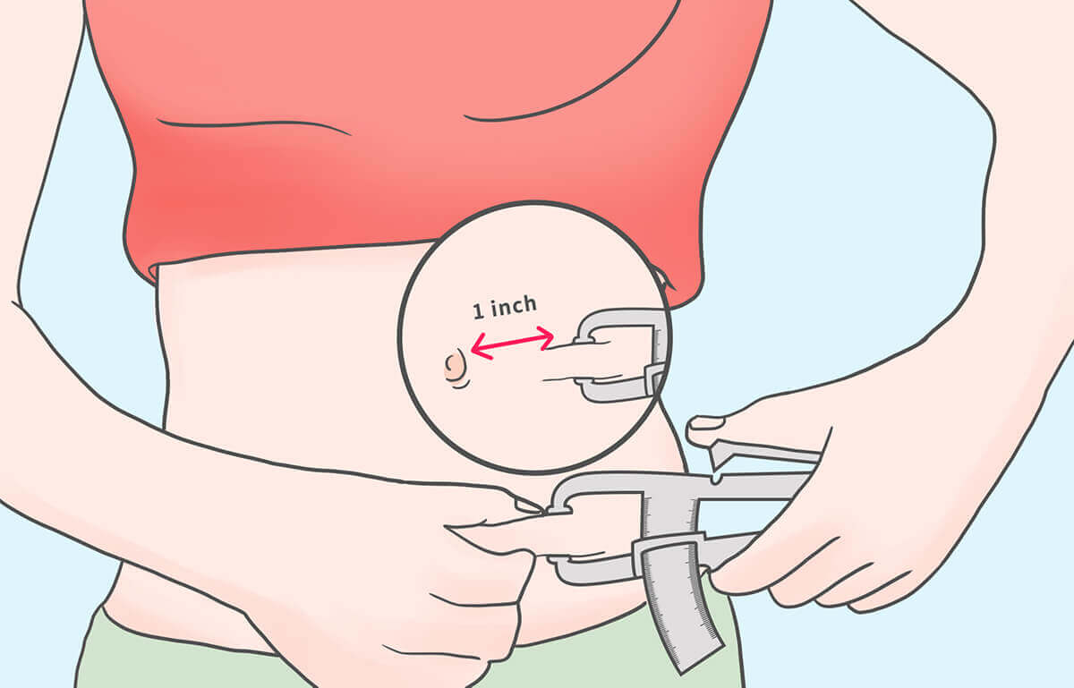 Abdominal Body Fat Measurement