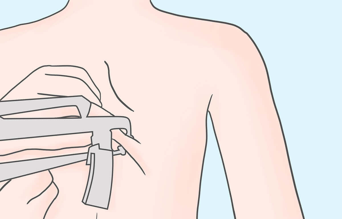 Back Body Fat Measurement