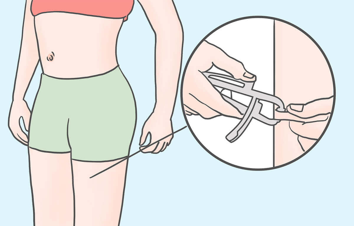 Front Thigh Body Fat Measurement